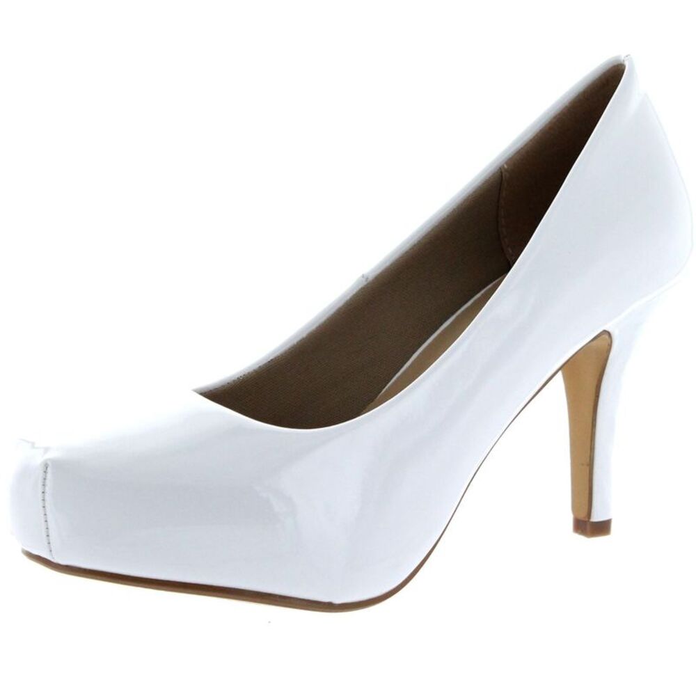 Delicacy Cyndi-92 White Womens pumps-shoes 6 NEW